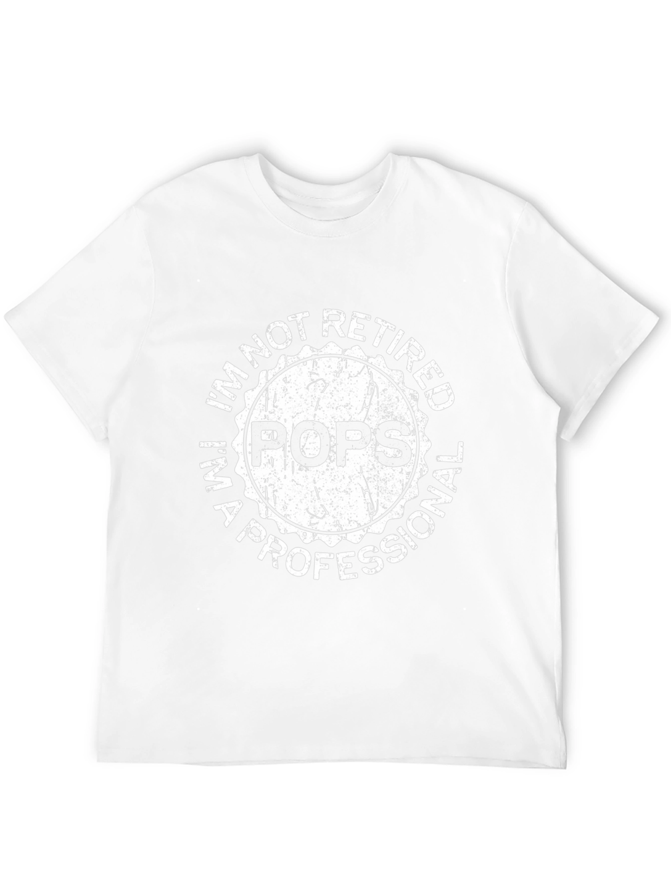 Im Not Retired Im a Professional Pops Black T-Shirt