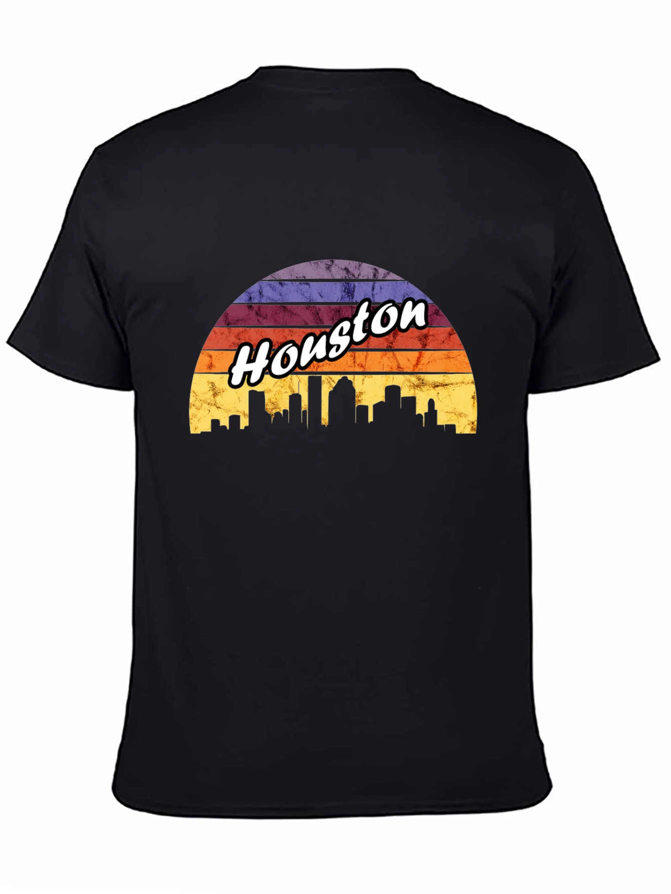 Houston Skyline Retro T-Shirt