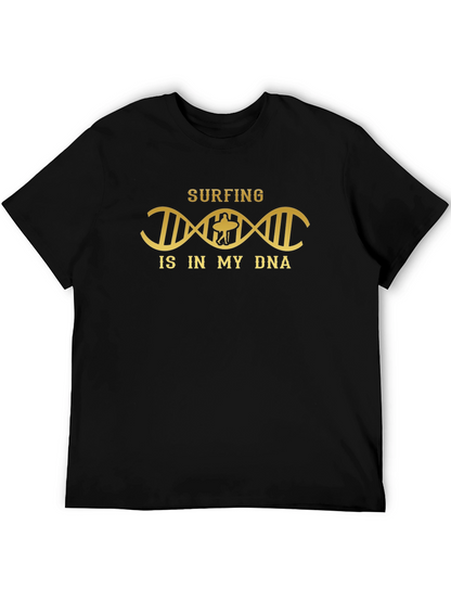 Surfing DNA Graphic Tee - Black T-Shirt