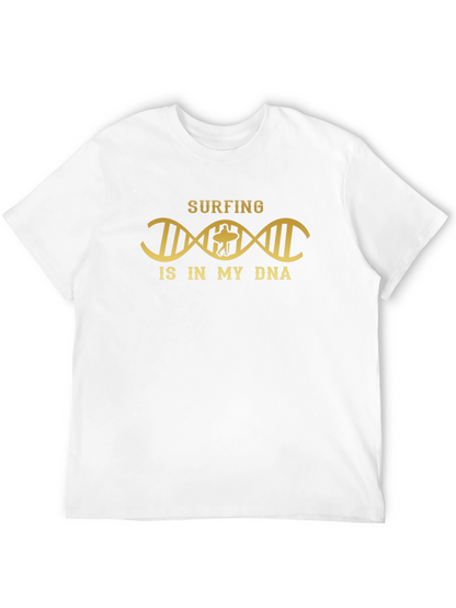 Surfing DNA Graphic Tee - Black T-Shirt