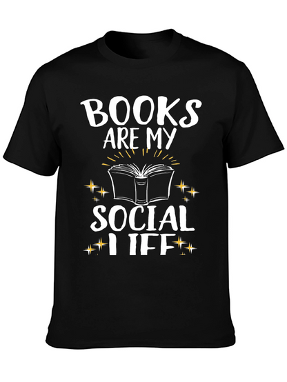 Books Are My Social Life T-Shirt