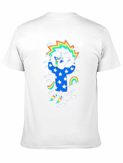 Unicorn Rainbow Star Graphic Tee