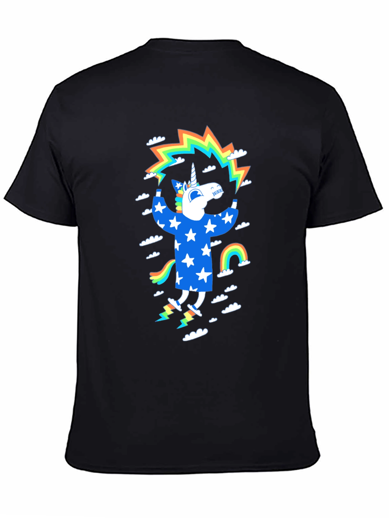 Unicorn Rainbow Star Graphic Tee