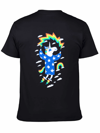 Unicorn Rainbow Star Graphic Tee