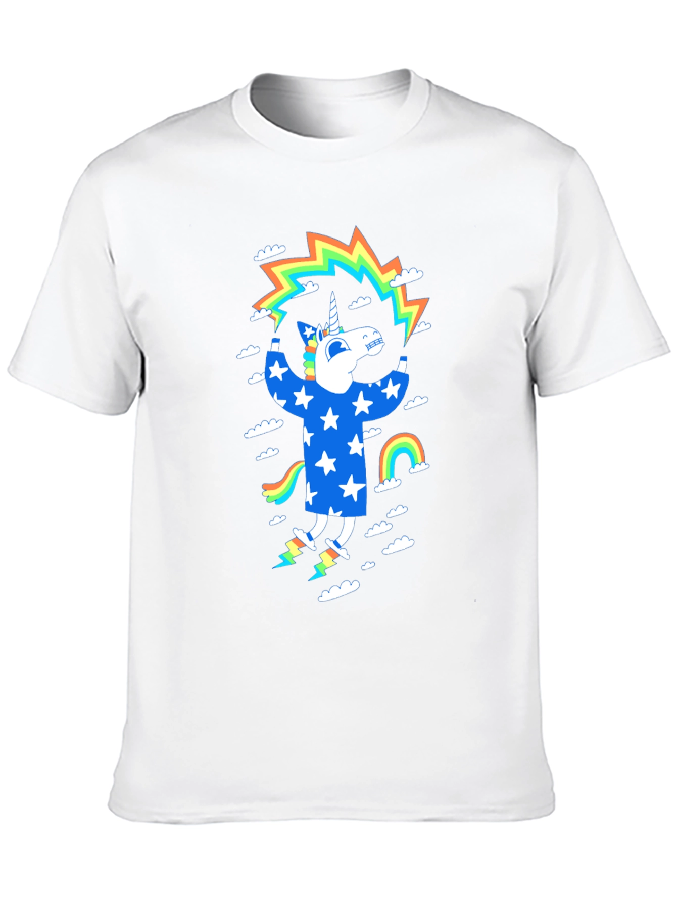 Unicorn Rainbow Star Graphic Tee