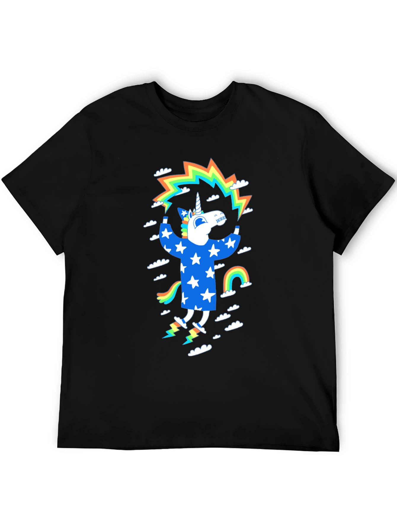 Unicorn Rainbow Star Graphic Tee
