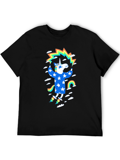 Unicorn Rainbow Star Graphic Tee