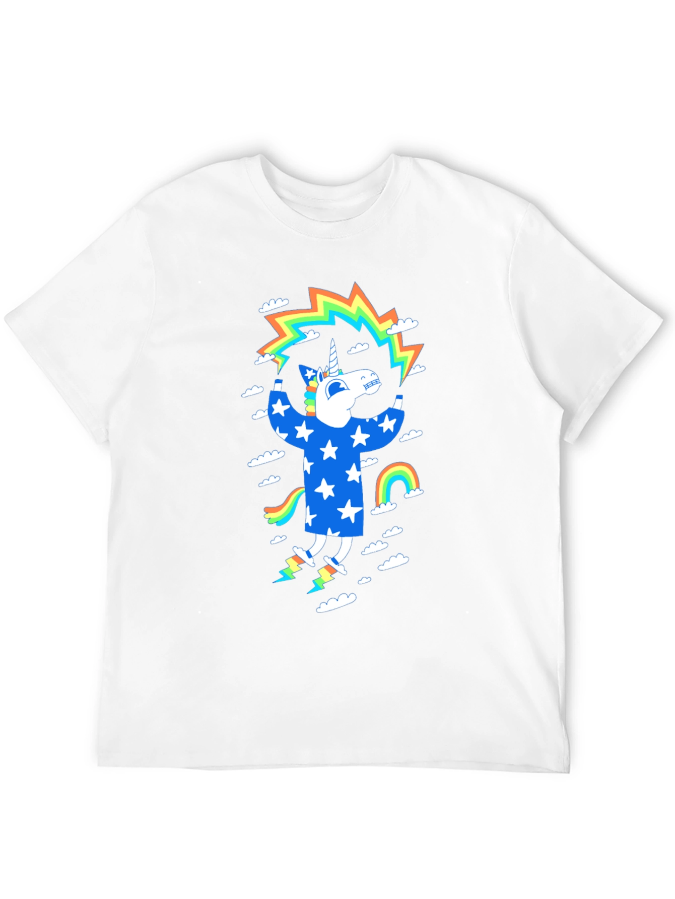 Unicorn Rainbow Star Graphic Tee