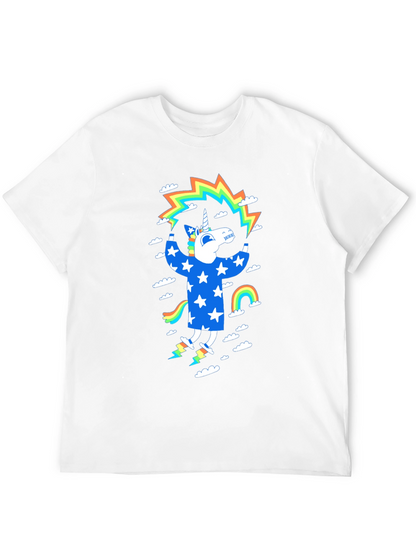 Unicorn Rainbow Star Graphic Tee