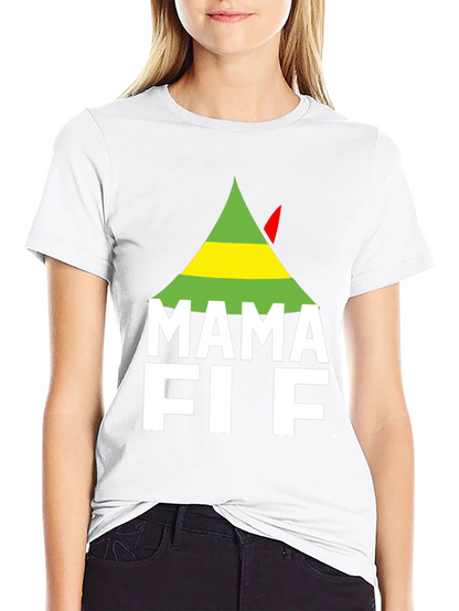 Mama Elf Christmas T-Shirt