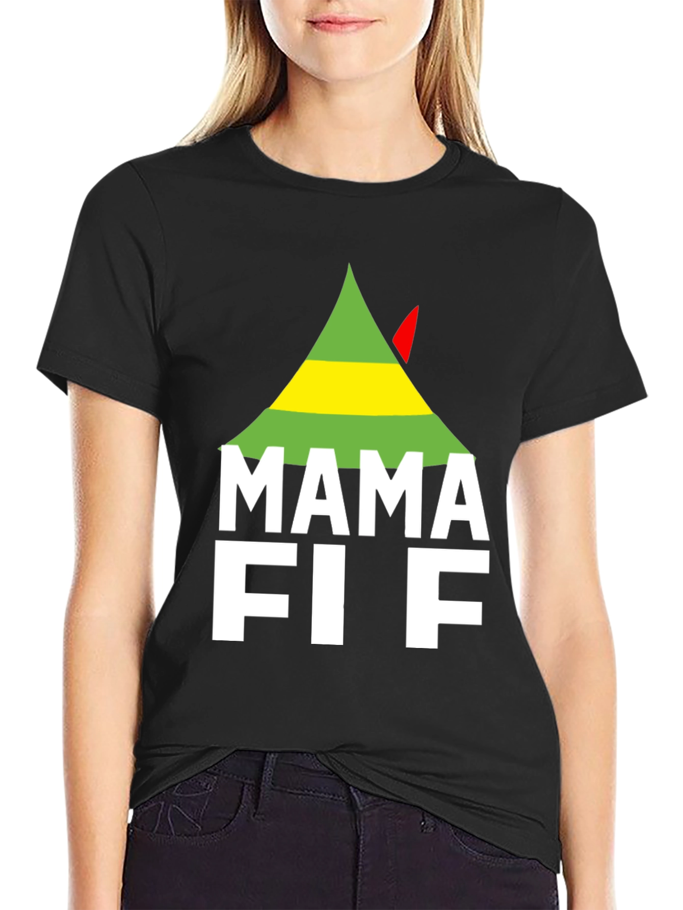 Mama Elf Christmas T-Shirt