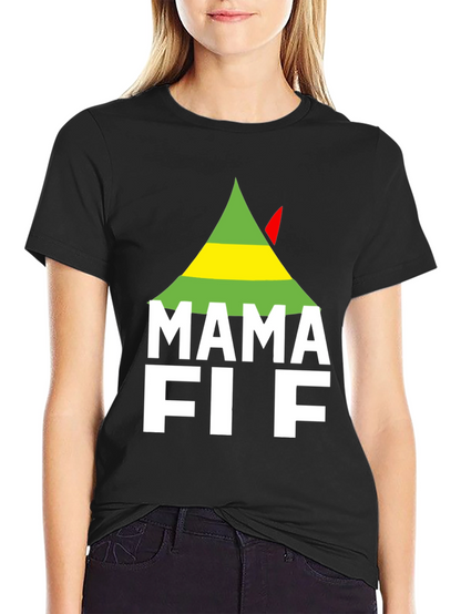 Mama Elf Christmas T-Shirt