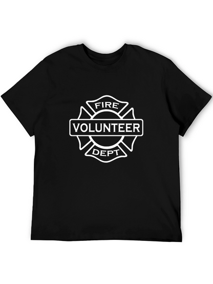 Fire Volunteer Dept. T-Shirt - Black