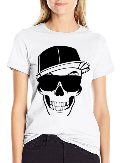 Skull Graphic Tee - Cool Edgy Style