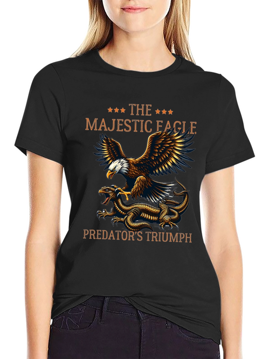 Majestic Eagle Predators Triumph Graphic T-Shirt