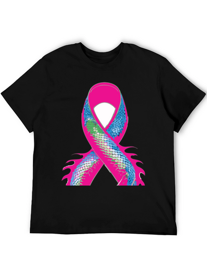 Ribbon Scale Graphic Black T-Shirt