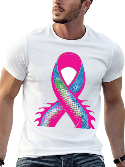 Ribbon Scale Graphic Black T-Shirt