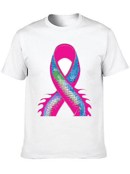 Ribbon Scale Graphic Black T-Shirt