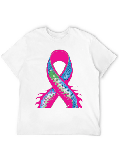 Ribbon Scale Graphic Black T-Shirt