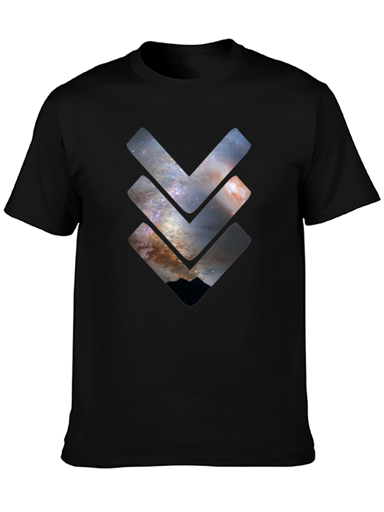 Cosmic Arrow T-Shirt - Galaxy Print Design