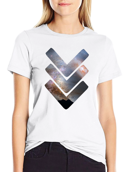 Cosmic Arrow T-Shirt - Galaxy Print Design