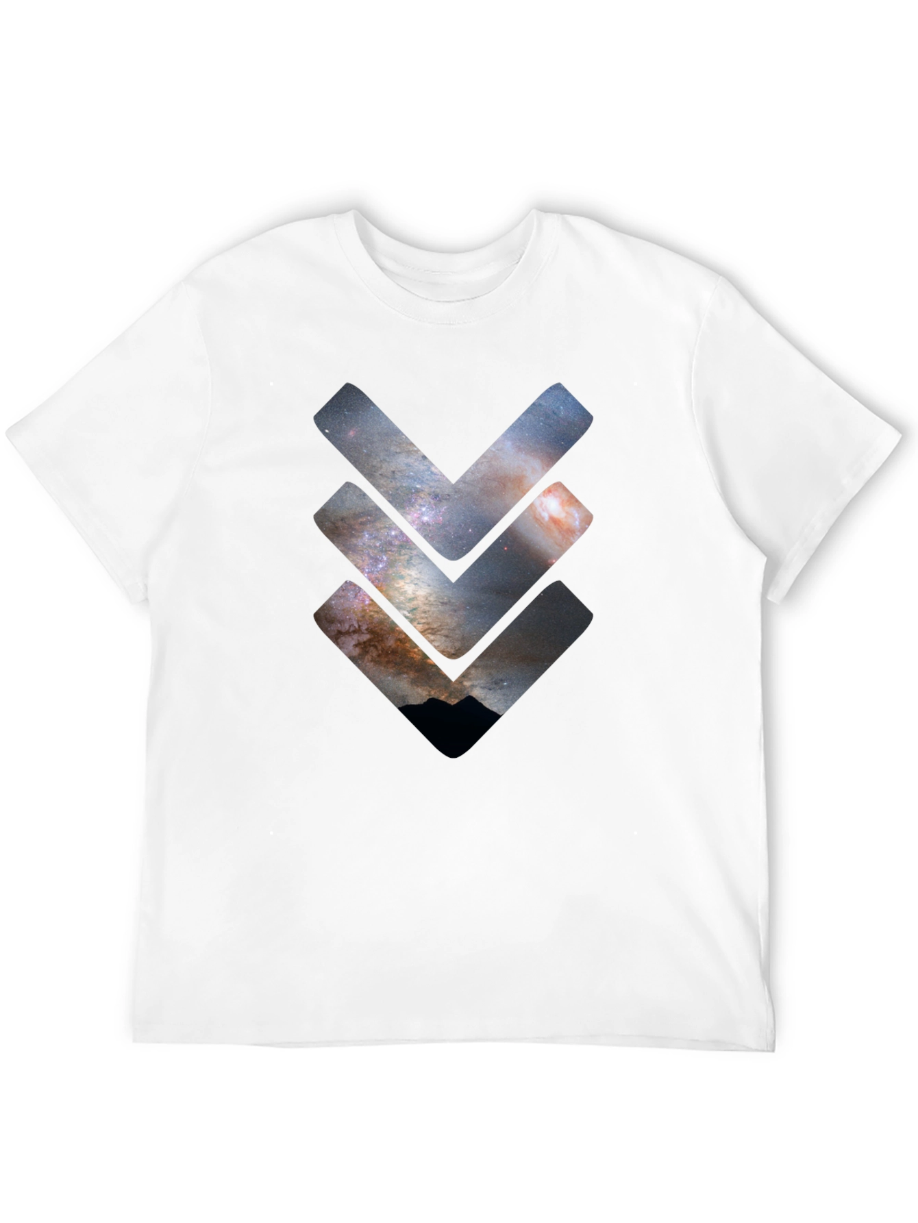 Cosmic Arrow T-Shirt - Galaxy Print Design