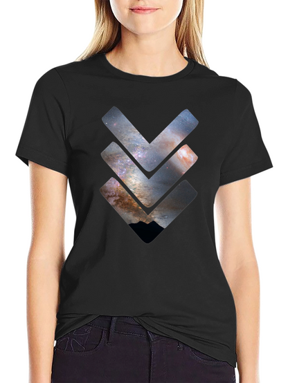 Cosmic Arrow T-Shirt - Galaxy Print Design