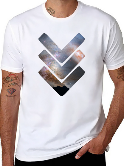 Cosmic Arrow T-Shirt - Galaxy Print Design