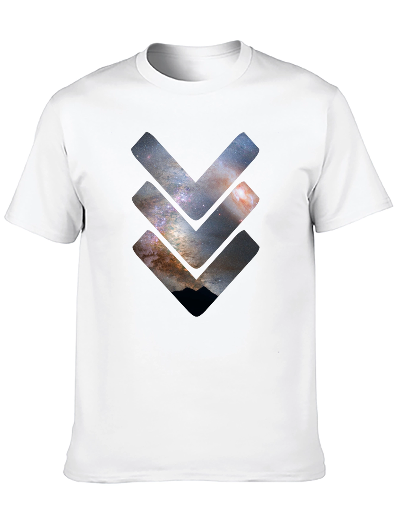 Cosmic Arrow T-Shirt - Galaxy Print Design
