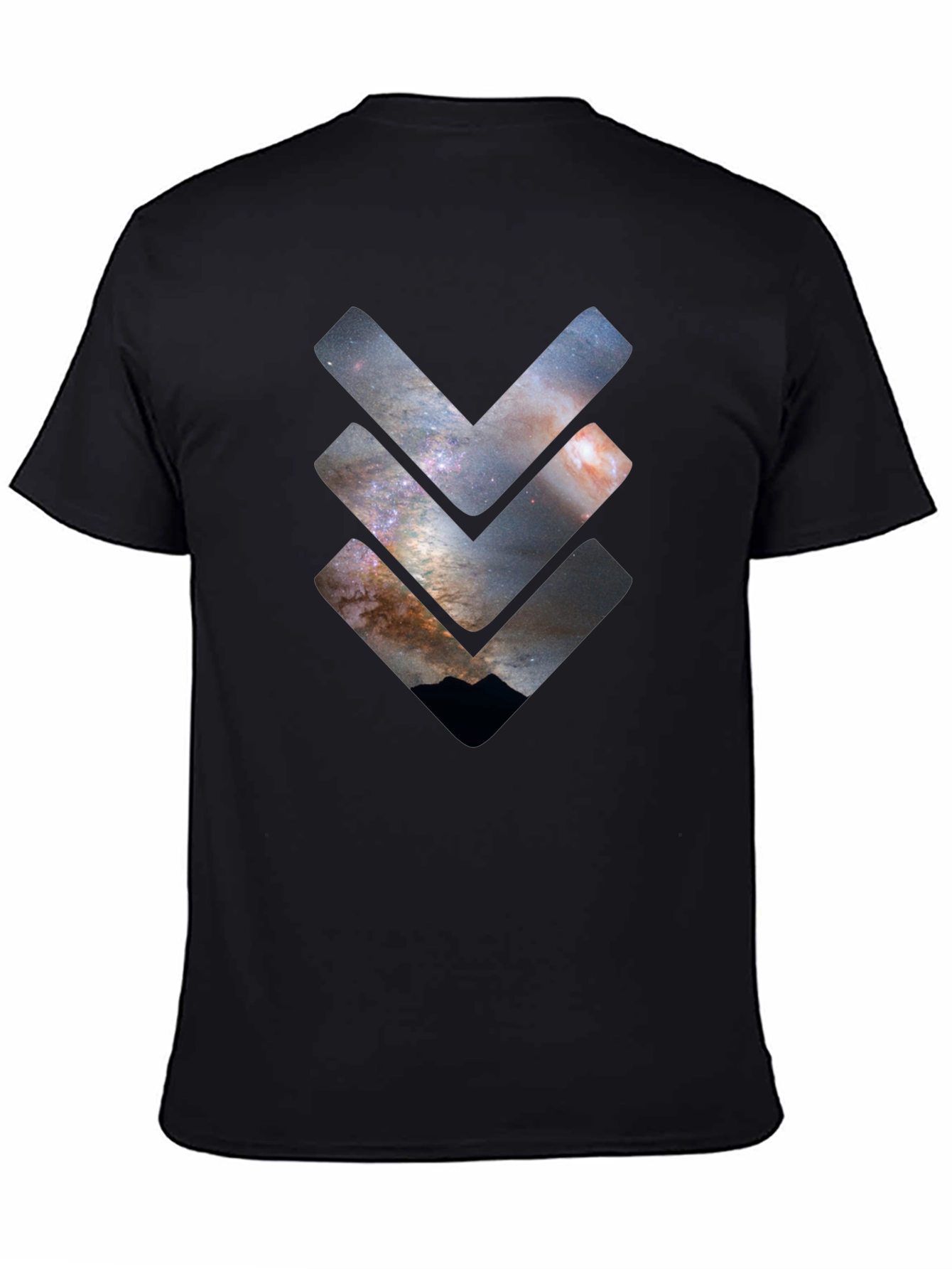 Cosmic Arrow T-Shirt - Galaxy Print Design
