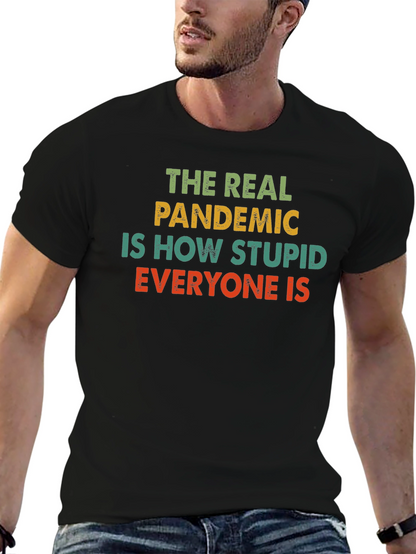 The Real Pandemic Graphic Tee - Unisex Cotton T-Shirt