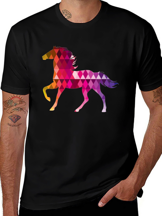 Geometric Horse T-Shirt