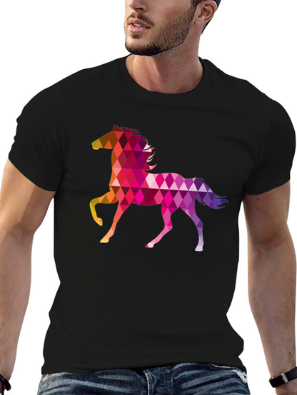Geometric Horse T-Shirt
