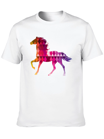 Geometric Horse T-Shirt