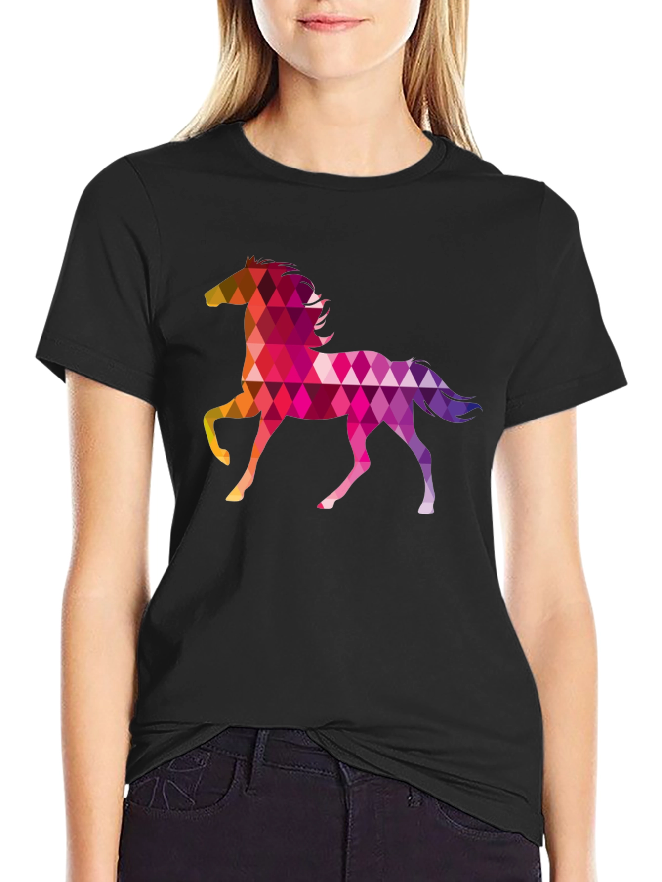Geometric Horse T-Shirt