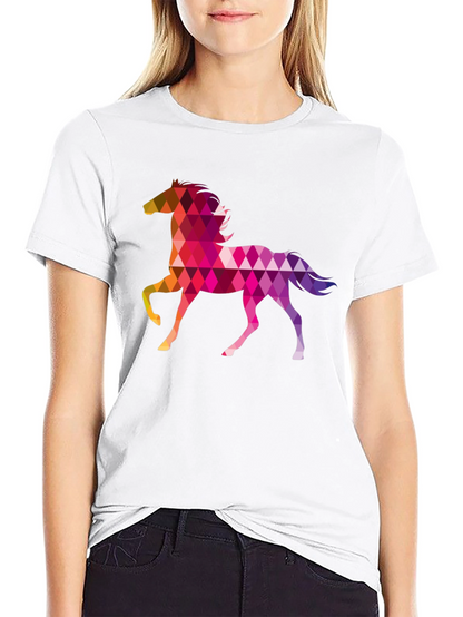 Geometric Horse T-Shirt