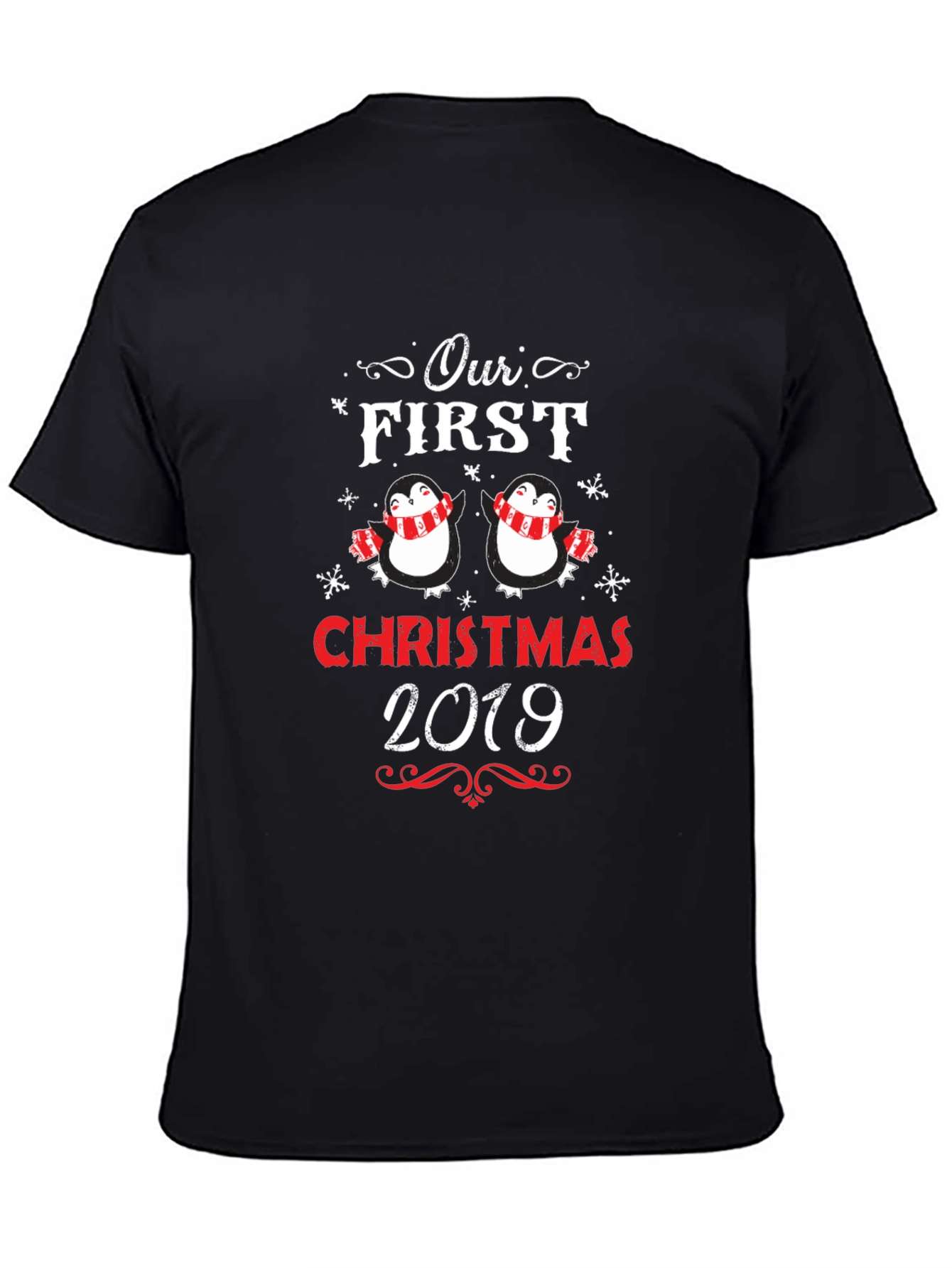 First Christmas Penguins Matching Holiday T-Shirt