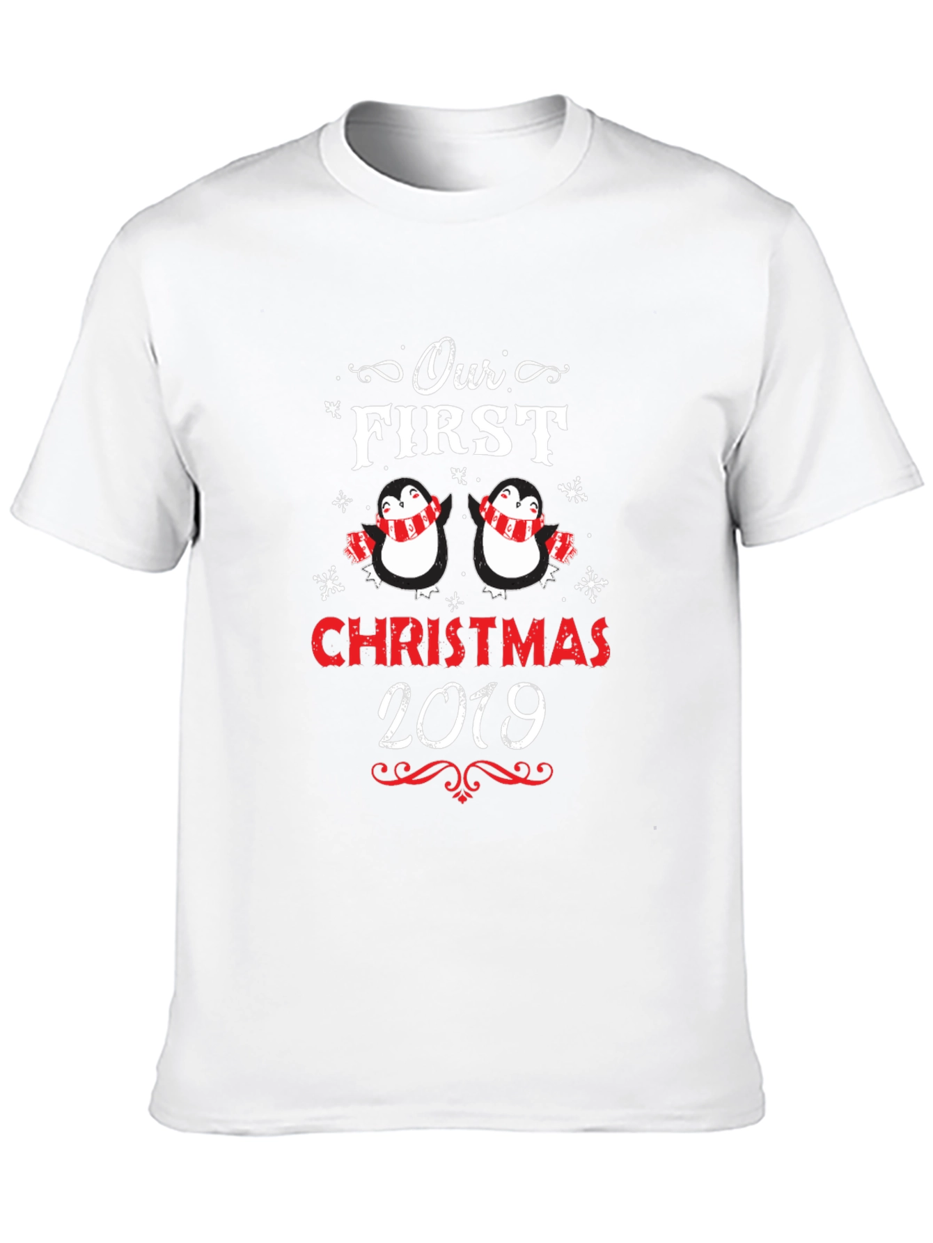 First Christmas Penguins Matching Holiday T-Shirt