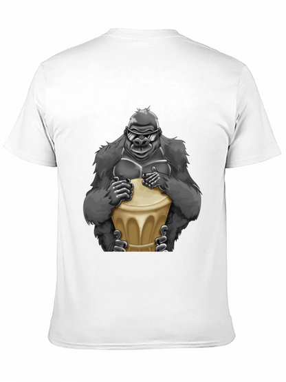Cool Gorilla Bongo Drummer T-Shirt