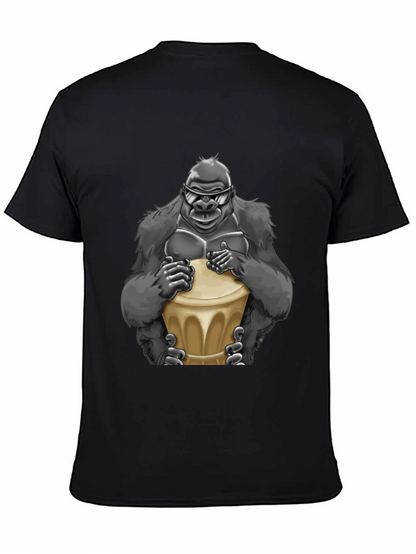 Cool Gorilla Bongo Drummer T-Shirt