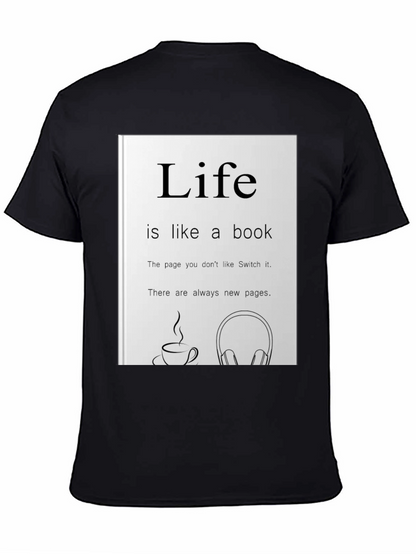 Life is Like a Book Graphic Tee