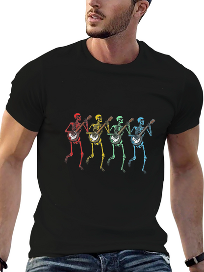 Skeleton Banjo Player T-Shirt