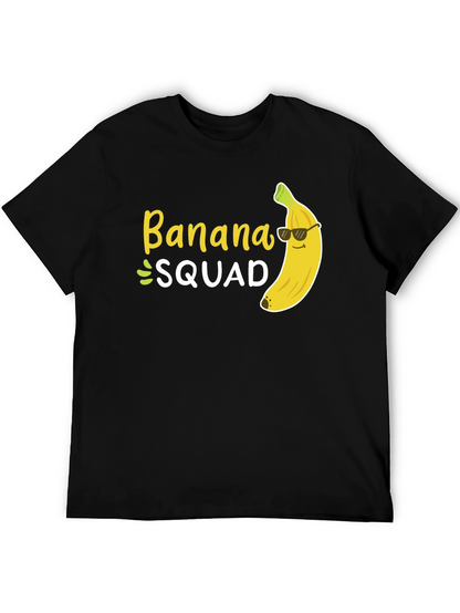 Banana Squad T-Shirt - Black Crew Neck