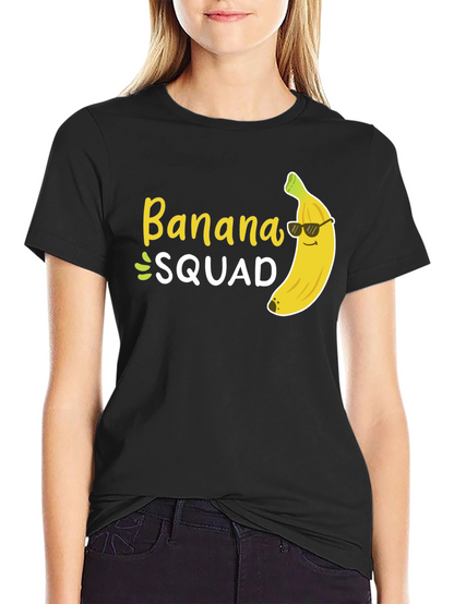 Banana Squad T-Shirt - Black Crew Neck