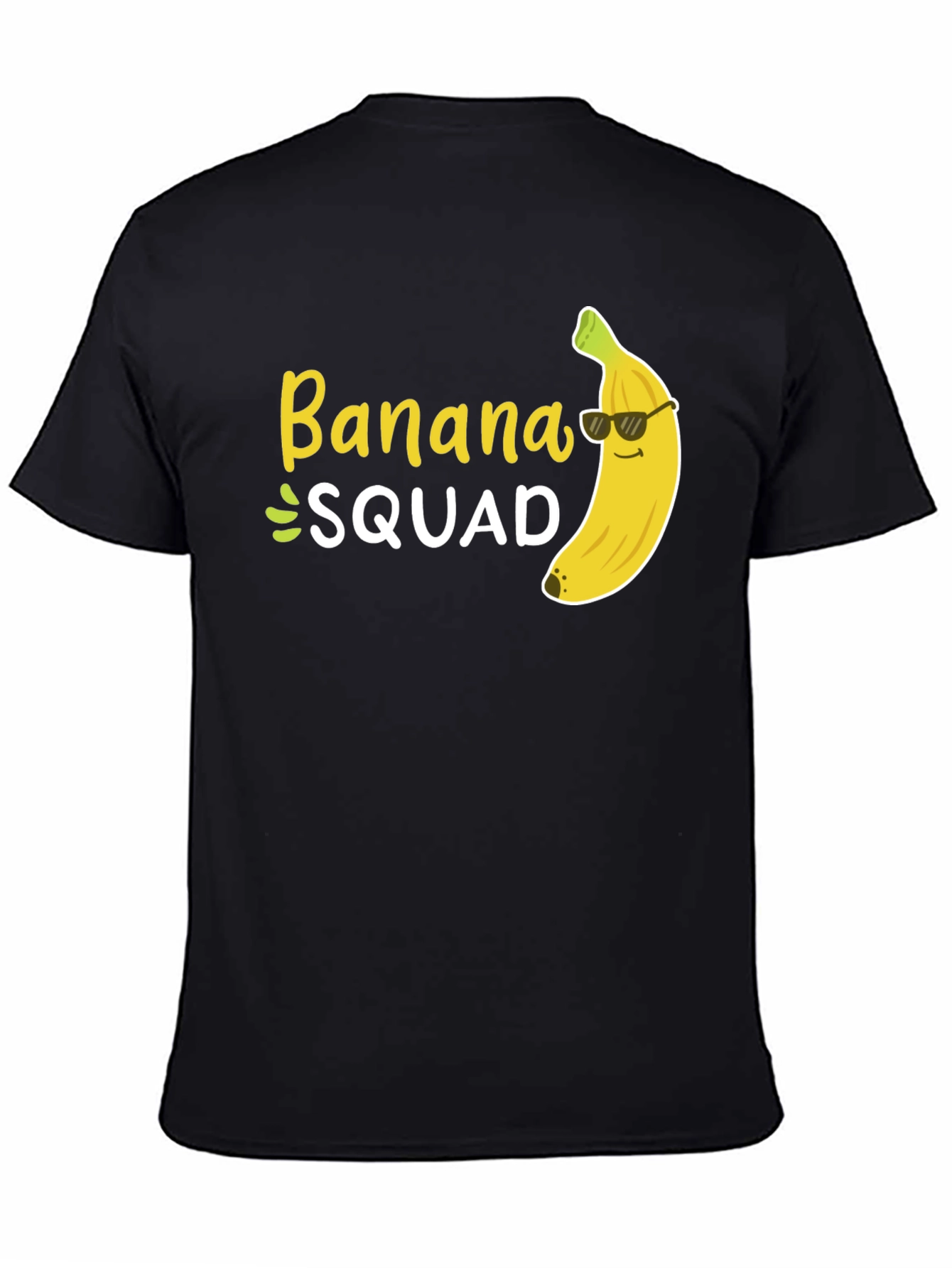 Banana Squad T-Shirt - Black Crew Neck