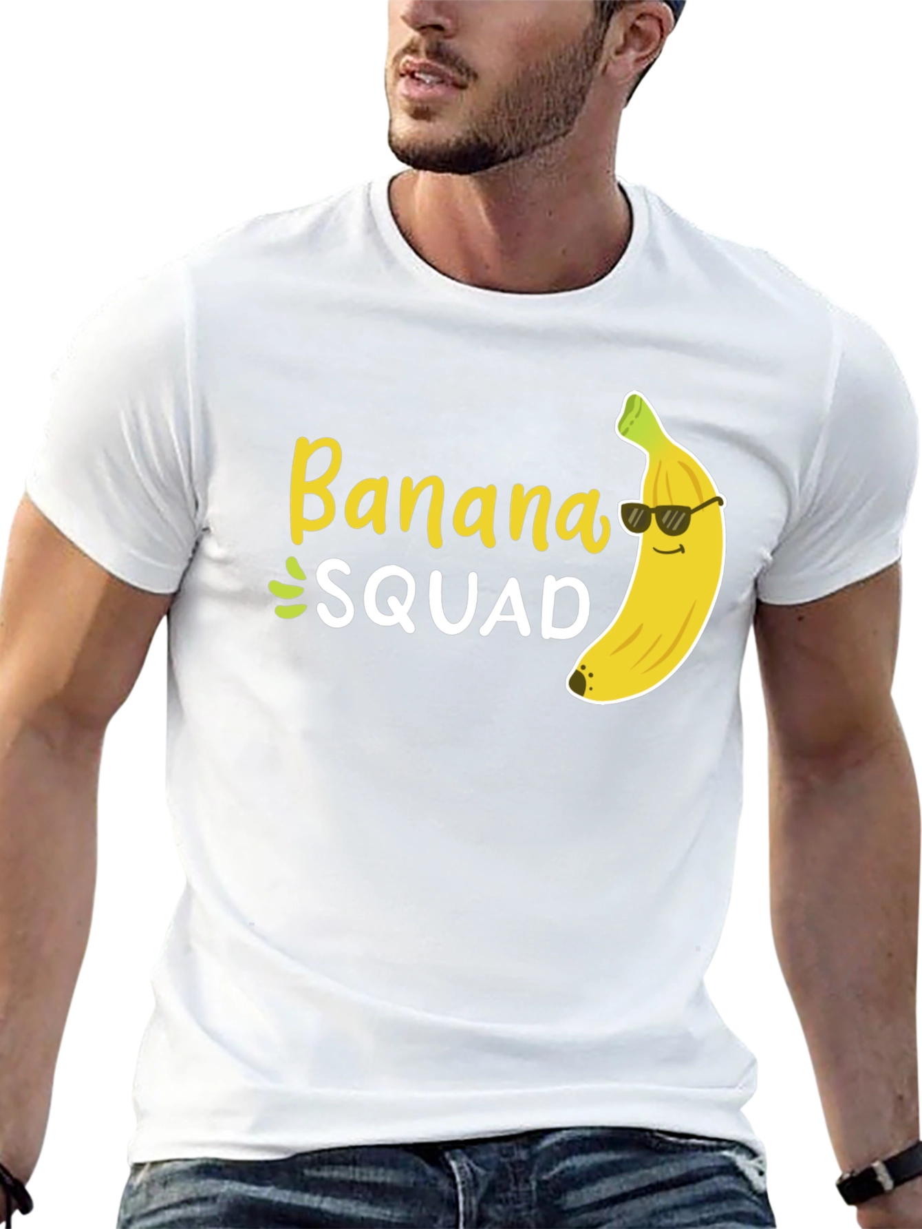 Banana Squad T-Shirt - Black Crew Neck