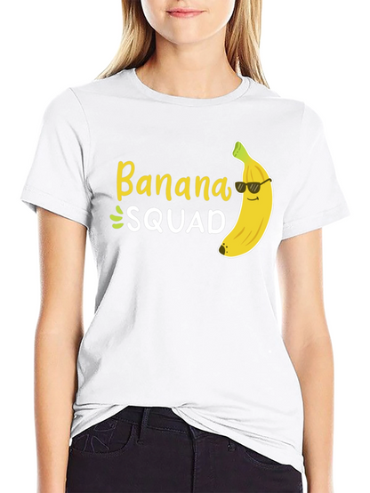 Banana Squad T-Shirt - Black Crew Neck