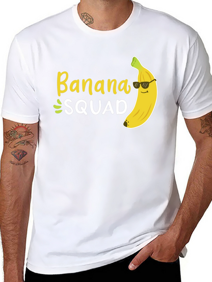 Banana Squad T-Shirt - Black Crew Neck