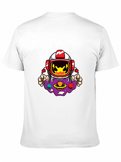 Astronaut Galaxy Graphic Black T-Shirt