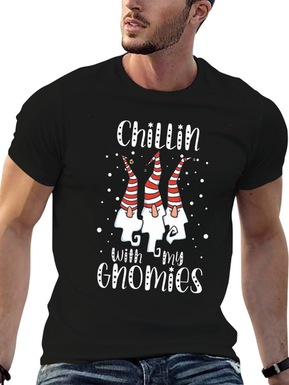 Chillin with my Gnomies Graphic Tee